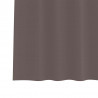 Firany blackout z kółkami 2 pcs Ciemny brąz 245 x 140 cm