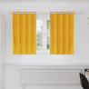 Zasłony zaciemniające 2 pcs Musztardowy Żółty 140 x 140 cm