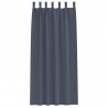 Firany blackout z kółkami 2 pcs Antracyt 245 x 140 cm Poliester