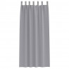 Firany blackout z kółkami 2 pcs Jasnoszary 225 x 140 cm