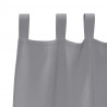 Firany blackout z kółkami 2 pcs Jasnoszary 225 x 140 cm