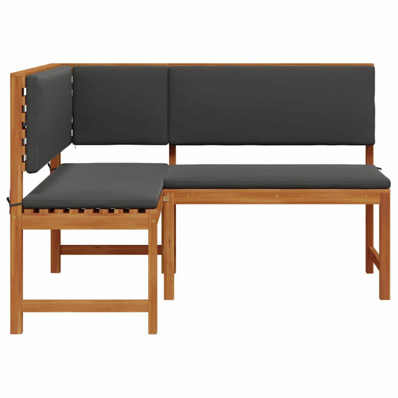 Krzesło Ogrodowe Brązowy 140 x 100 x 91cm Lite drewno akacjowe