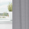 Firany blackout z kółkami 2 pcs Jasnoszary 260 x 140 cm