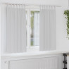 Firany blackout z kółkami 2 pcs Jasnoszary 175 x 140 cm