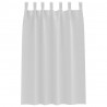 Firany blackout z kółkami 2 pcs Jasnoszary 175 x 140 cm