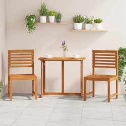 Krzesło Ogrodowe 2 pcs Brązowy 50 x 50 x 91cm