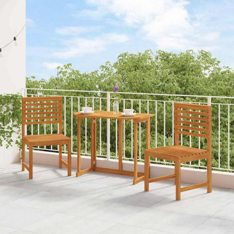 Krzesło Ogrodowe 2 pcs Brązowy 50 x 50 x 91cm