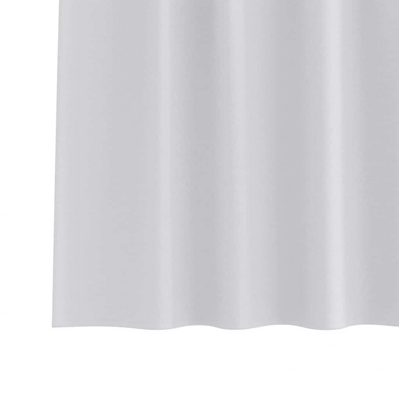 Firany blackout z kółkami 2 pcs Jasnoszary 245 x 140 cm