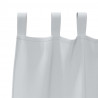 Firany blackout z kółkami 2 pcs Jasnoszary 260 x 140 cm