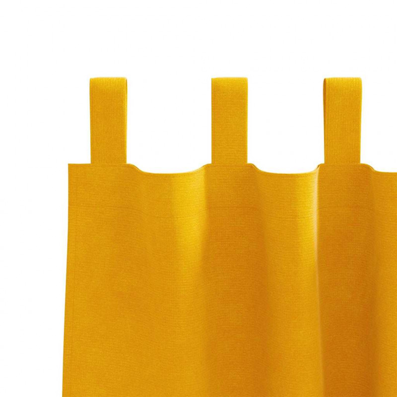 Zasłony zaciemniające 2 pcs Musztardowy Żółty 140 x 140 cm