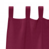 Firany blackout z kółkami 2 pcs Czerwone wino 175 x 140 cm