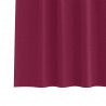 Firany blackout z kółkami 2 pcs Czerwone wino 225 x 140 cm