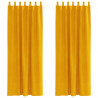 Zasłony zaciemniające 2 pcs Musztardowy Żółty 140 x 245 cm
