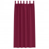 Firany blackout z kółkami 2 pcs Czerwone wino 260 x 140 cm