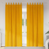 Zasłony zaciemniające 2 pcs Musztardowy Żółty 140 x 260 cm