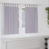 Firany blackout z kółkami 2 pcs Metaliczny Szary 140 x 140 cm