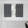 Zasłony zaciemniające 2 pcs Jasnoszary 140 x 140 cm Aksamit