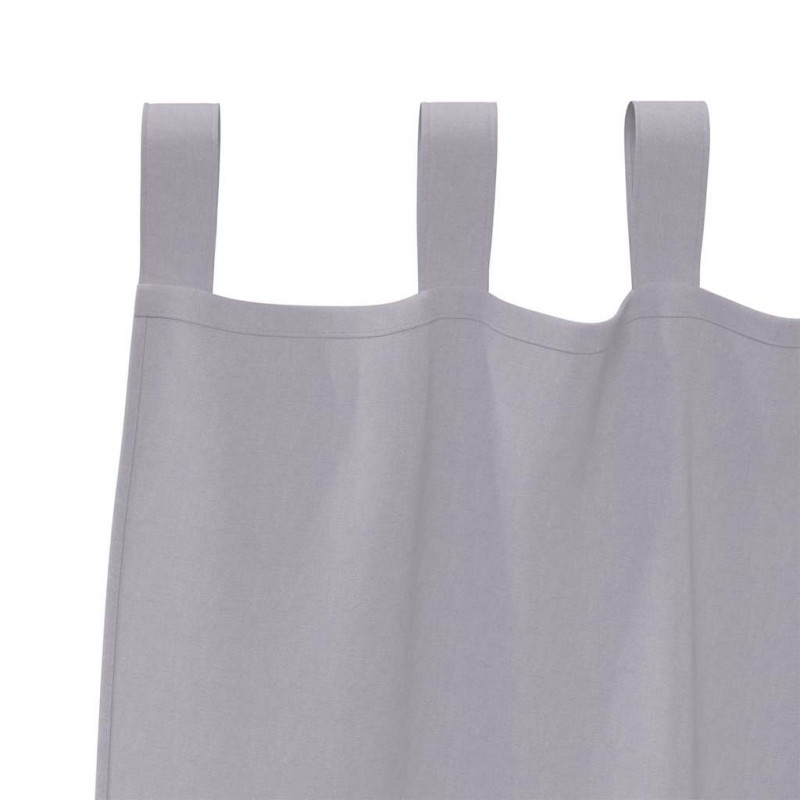 Firany blackout z kółkami 2 pcs Metaliczny Szary 140 x 140 cm