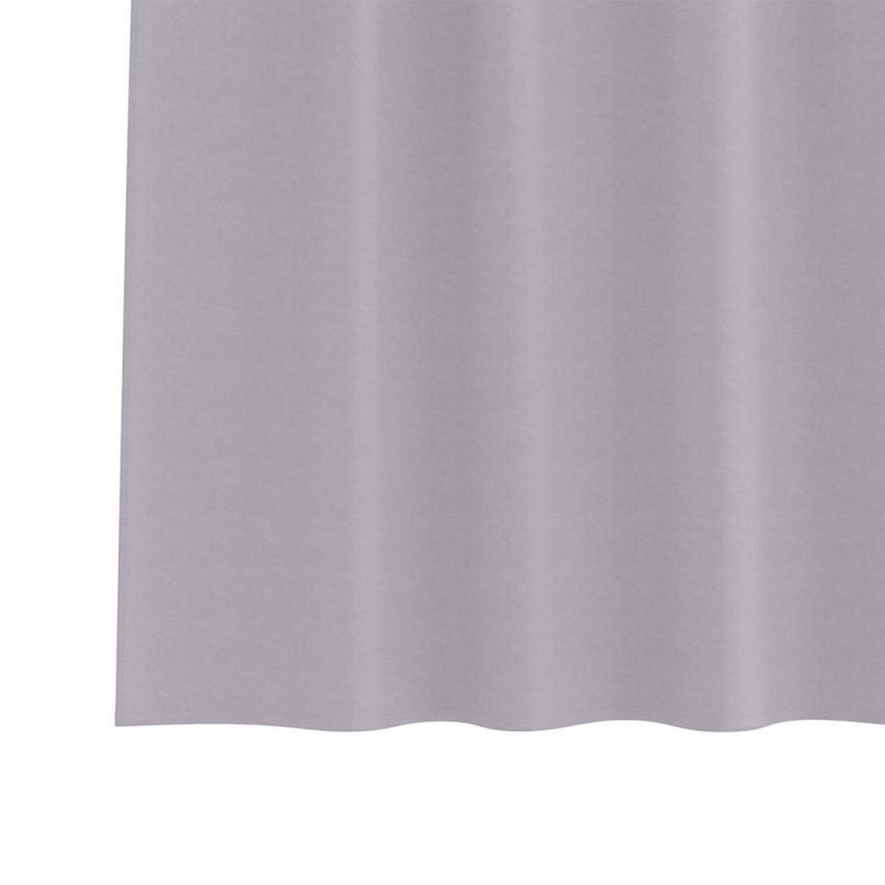 Firany blackout z kółkami 2 pcs Metaliczny Szary 140 x 140 cm