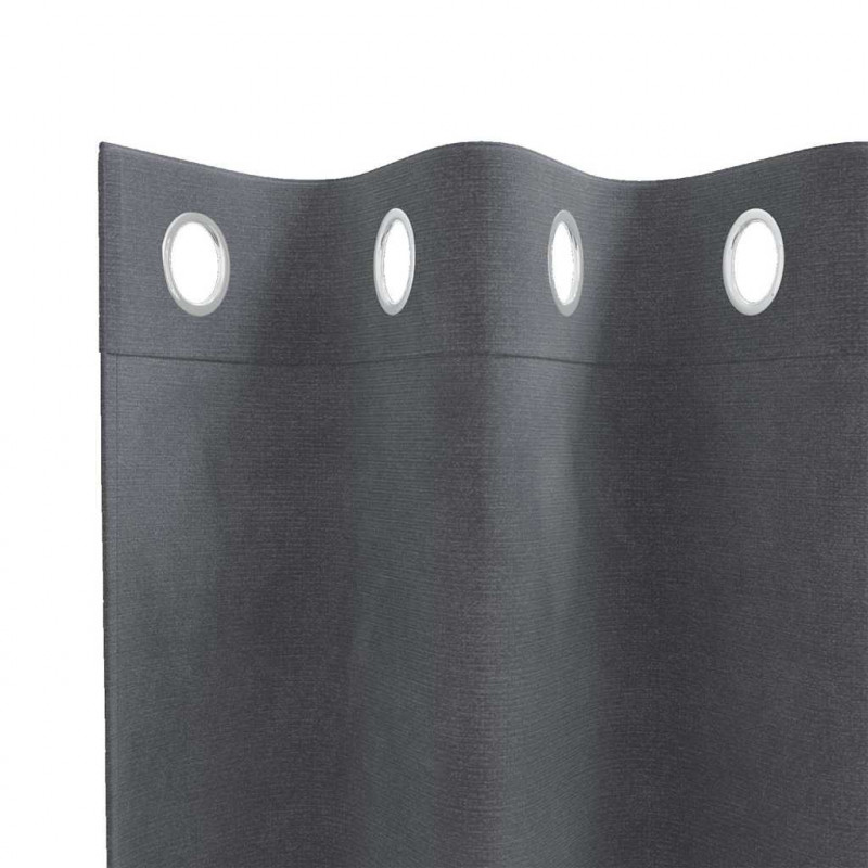Zasłony zaciemniające 2 pcs Jasnoszary 140 x 140 cm Aksamit