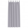 Firany blackout z kółkami 2 pcs Metaliczny Szary 225 x 140 cm