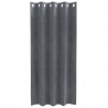 Zasłony zaciemniające 2 pcs Jasnoszary 140 x 175 cm Aksamit