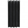 Zasłony zaciemniające 2 pcs Czarny 140 x 175 cm Aksamit