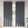 Zasłony zaciemniające 2 pcs Jasnoszary 140 x 245 cm Aksamit