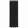 Zasłony zaciemniające 2 pcs Czarny 140 x 245 cm Aksamit