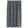 Zasłony zaciemniające 2 pcs Jasnoszary 140 x 140 cm Aksamit