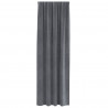 Zasłony zaciemniające 2 pcs Jasnoszary 140 x 225 cm Aksamit