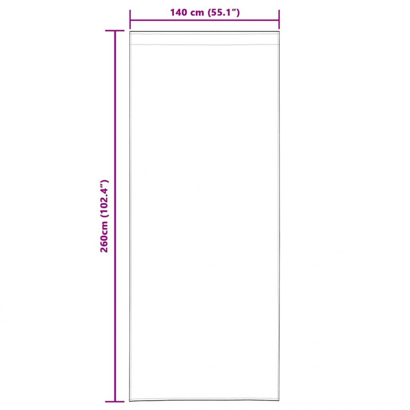 Zasłony zaciemniające 2 pcs Czarny 140 x 260 cm Aksamit