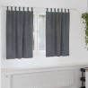 Zasłony zaciemniające 2 pcs Jasnoszary 140 x 140 cm Aksamit
