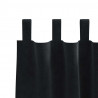 Zasłony zaciemniające 2 pcs Czarny 140 x 140 cm Aksamit