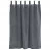 Zasłony zaciemniające 2 pcs Jasnoszary 140 x 140 cm Aksamit