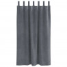 Zasłony zaciemniające 2 pcs Jasnoszary 140 x 175 cm Aksamit