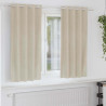 Zasłony zaciemniające 2 pcs Kremowy 140 x 175 cm Aksamit