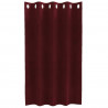Zasłony zaciemniające 2 pcs Czerwone wino 140 x 140 cm Aksamit