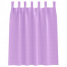 Firany blackout z kółkami 2 pcs Fioletowy 140 x 140 cm