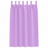 Firany blackout z kółkami 2 pcs Fioletowy 175 x 140 cm