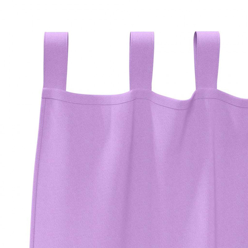 Firany blackout z kółkami 2 pcs Fioletowy 175 x 140 cm