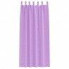Firany blackout z kółkami 2 pcs Fioletowy 260 x 140 cm