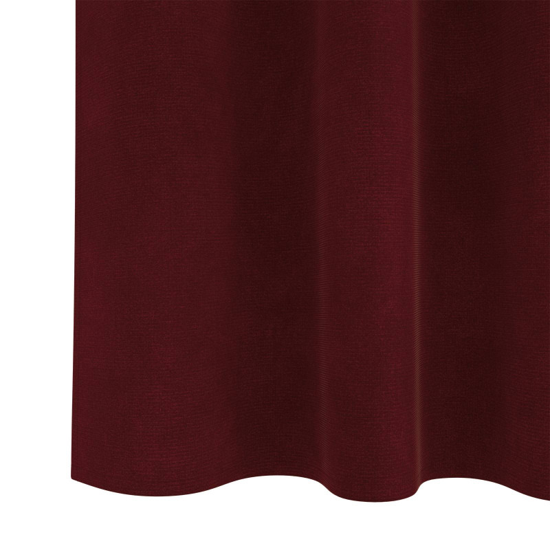 Zasłony zaciemniające 2 pcs Czerwone wino 140 x 140 cm Aksamit