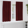 Zasłony zaciemniające 2 pcs Czerwone wino 140 x 175 cm Aksamit