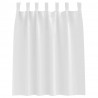 Firany blackout z kółkami 2 pcs Czysta Biała 140 x 140 cm