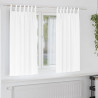 Firany blackout z kółkami 2 pcs Czysta Biała 175 x 140 cm