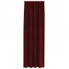 Zasłony zaciemniające 2 pcs Czerwone wino 140 x 225 cm Aksamit