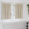 Zasłony zaciemniające 2 pcs Kremowy 140 x 140 cm Aksamit