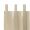 Zasłony zaciemniające 2 pcs Kremowy 140 x 140 cm Aksamit