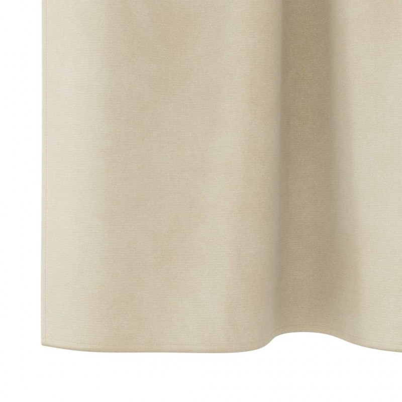 Zasłony zaciemniające 2 pcs Kremowy 140 x 140 cm Aksamit